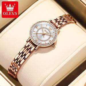 OLEVS Women's Stainless Steel Elegant Quartz Watch