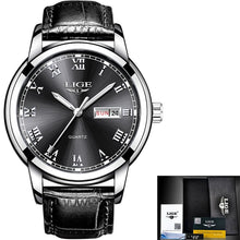 LIGE Men's Stainless Steel Watch