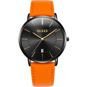 OLEVS Men's Waterproof Ultra Thin Quartz Watch