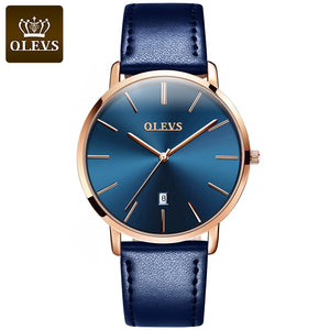 OLEVS Men's Waterproof Ultra Thin Quartz Watch