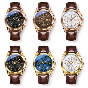 OLEVS Men's  Quartz Chronograph Watch
