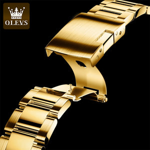 OLEVS Men's Waterproof Stainless Steel Watch