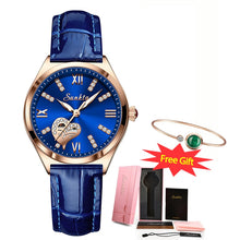 LIGE Branded SUNKTA Women Watches Leather Band