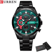 CURREN Men's Stainless Steel Luminous Dial Watch