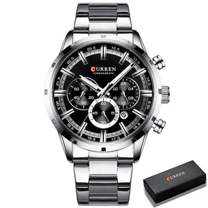 CURREN Men's Sports Quartz Chronograph Watch