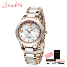 LIGE SUNKTA Women's Rose Gold Quartz Watch