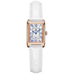 OLEVS Women's Quartz Leather Strap Watch