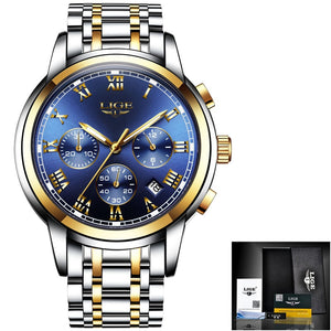 LIGE Men's Quartz Watch