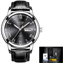 LIGE Brand Men's Stainless Steel Sports Watch