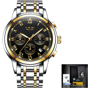 LIGE Men's Quartz Watch