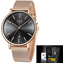 LIGE Men's Ultra Thin Watch