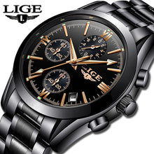 LIGE Men's Quartz Watch