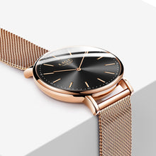 LIGE Women's Rose Gold Watch