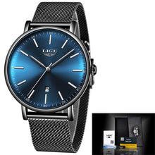 LIGE Men's Ultra Thin Watch