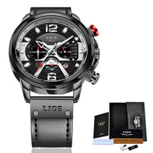 LIGE Men's  Sports Watch Men With Automatic Calendar