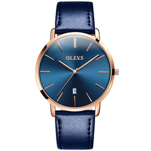 OLEVS Men's Waterproof Ultra Thin Quartz Watch