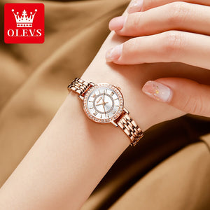 OLEVS Women's Stainless Steel Elegant Quartz Watch