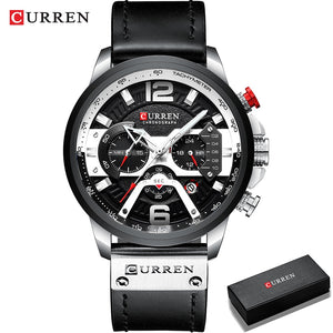 CURREN Casual Leather Band Sport Watches