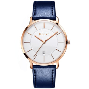 OLEVS Men's Waterproof Ultra Thin Quartz Watch