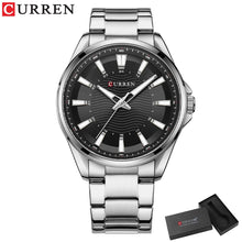 CURREN Men's Stainless Steel Quartz Watch