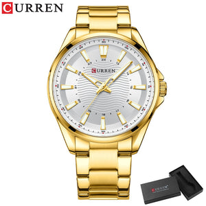 CURREN Men's Stainless Steel Quartz Watch