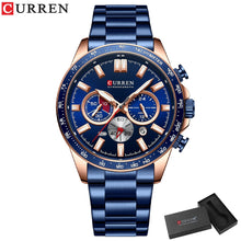 CURREN Men's Stainless Steel Quartz Watch