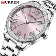 CURREN Women's Charming Rhinestone Dial Watch