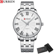 CURREN Roman Numeral Stainless Steel Quartz Watch