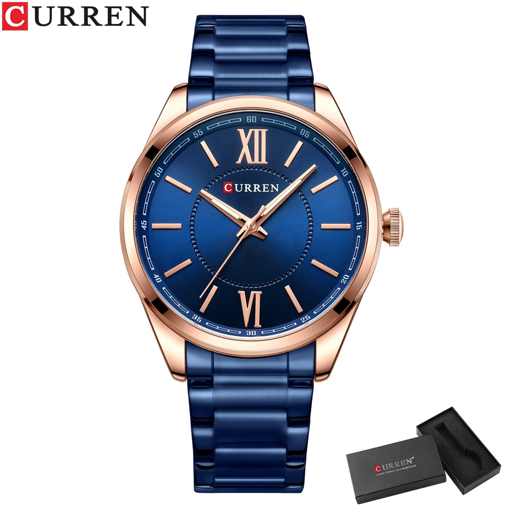 CURREN Men's Quartz Stainless Steel Watch