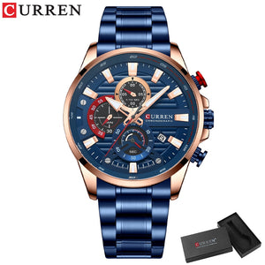CURREN Men's Multi Function Quartz Watch