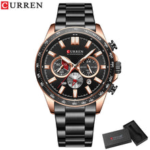 CURREN Men's Stainless Steel Quartz Watch