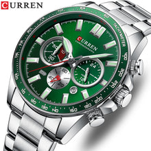 CURREN Men's Stainless Steel Quartz Chronograph Watch